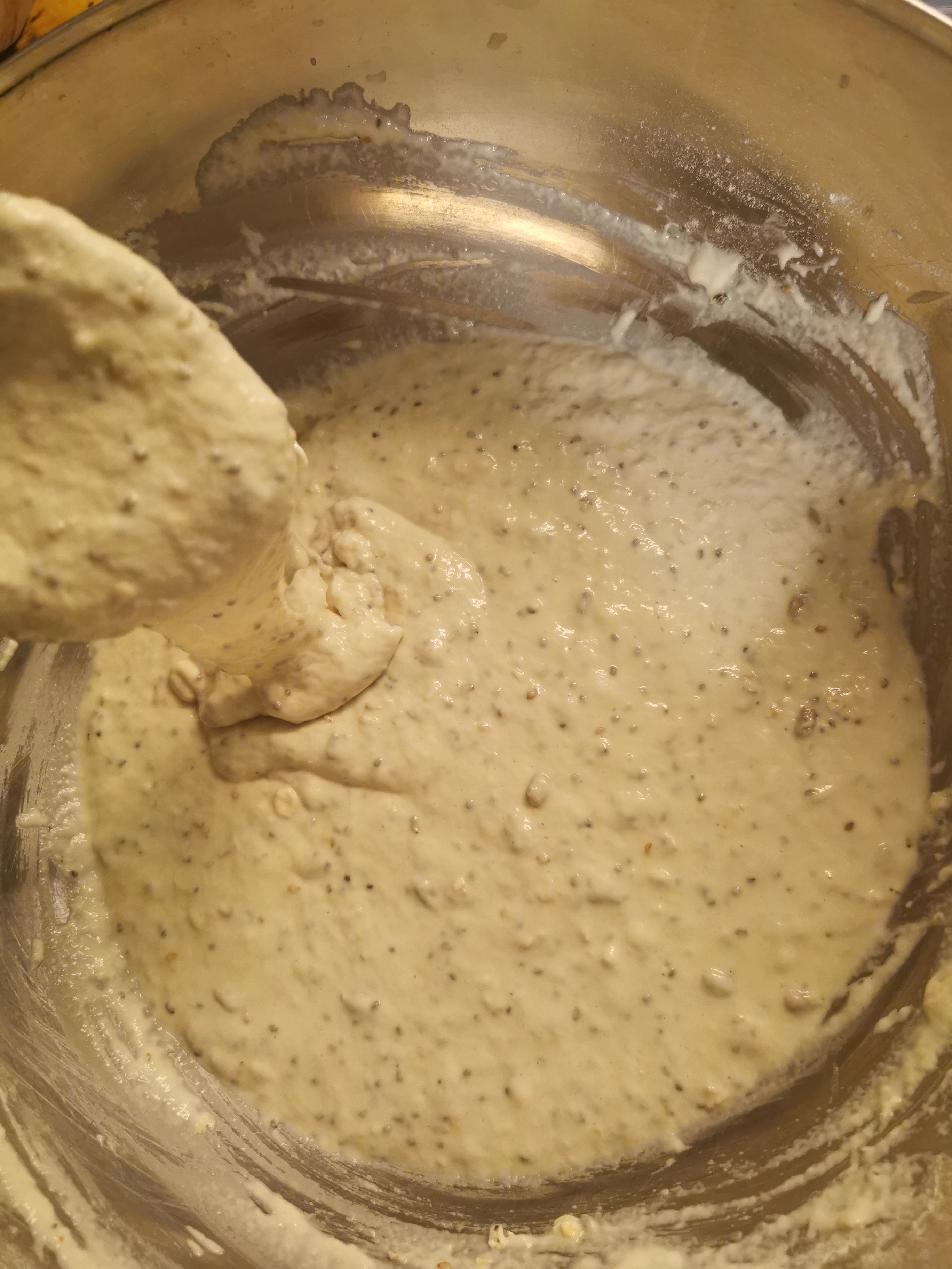 Mixed dough
