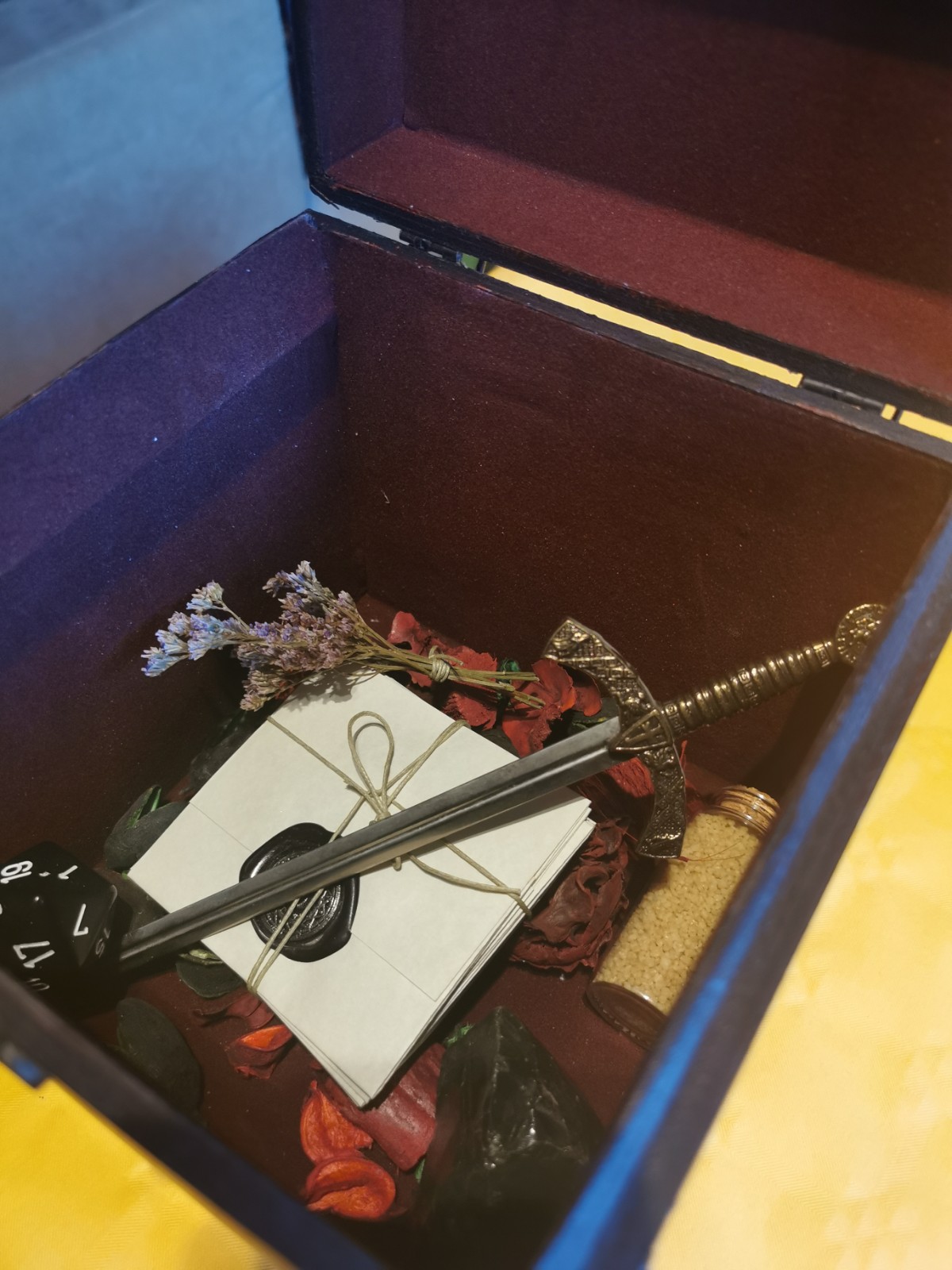 Inside of the box